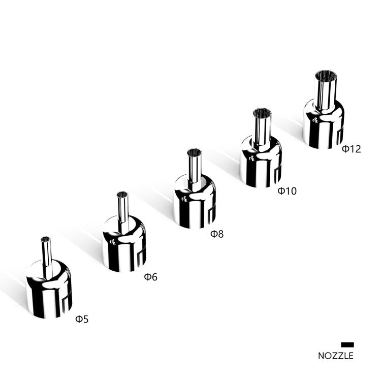 RF4 hot air gun nozzles set with different sizes