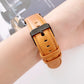 Plain Weave Genuine Leather Replacement Strap Watchband, For OPPO Watch 41mm, For OPPO Watch 46mm