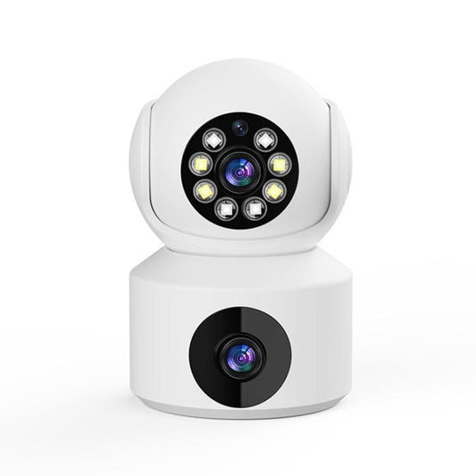 360-Degree Rotating 1080P HD Night Vision Remote Dual-Lens Smart Surveillance Camera, A11
