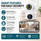360-Degree Rotating 1080P HD Night Vision Remote Dual-Lens Smart Surveillance Camera, A11