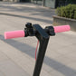 Scooter handlebar silicone anti-slip covers, pink textured grips