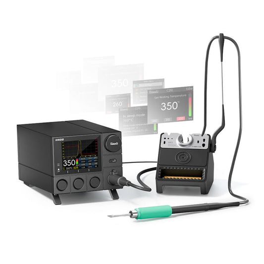 QIANLI H400 400W Smart Soldering Station with HX1 All-in-One Sleep Stand, US Plug, EU Plug