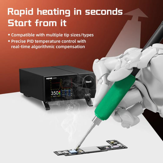 QIANLI H240 240W Smart Soldering Station with HX1 All-in-One Sleep Stand, US Plug, EU Plug