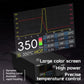 Close-up of smart soldering station display showing temperature setting 350