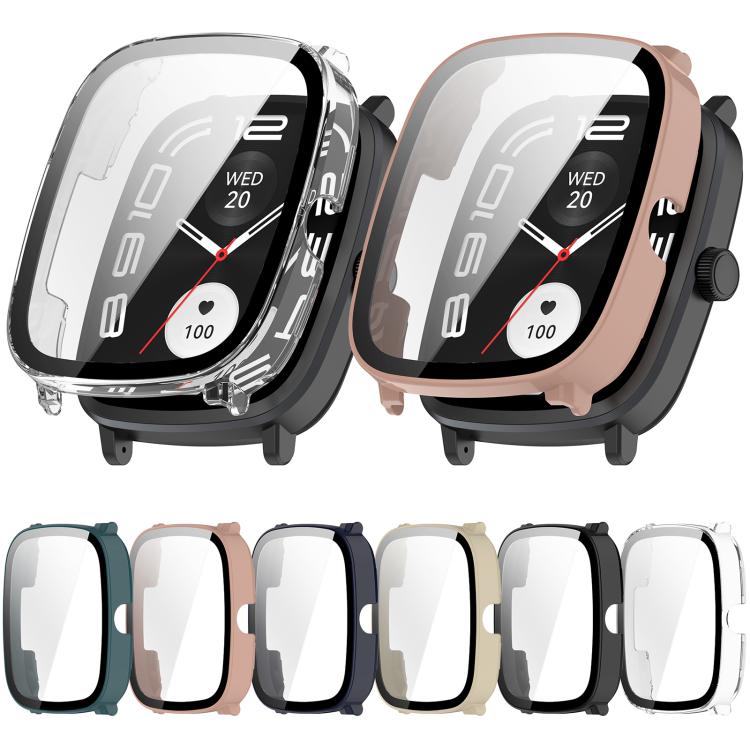 Tempered Glass Film Integrated PC Watch Protective Case, For Xiaomi Haylou RS5