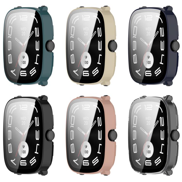 Tempered Glass Film Integrated PC Watch Protective Case, For Xiaomi Haylou RS5