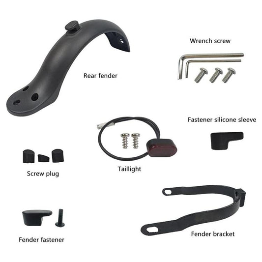 Electric Scooter Rear Fender with Hook Screw Tool, For Xiaomi Mijia M365