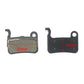 Resin semi-metal hydraulic brake pads for Xtech, left 32mm and right 16mm