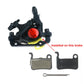 Resin semi-metal hydraulic brake pads for Xtech, pair with metal installation pin