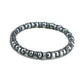 Steel bearing ring for scooter wheel, curved roller profile