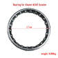 Steel wheel bearing cup ring for scooter front wheel