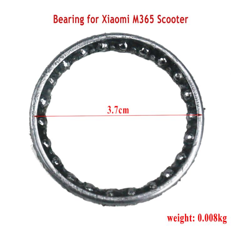 Steel wheel bearing cup ring for scooter front wheel