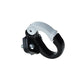Black alloy steel front scooter hook with mounting bolt and clamp