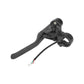 Black brake handle assembly with side bell switch, cable and connector