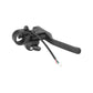 Black side bell brake handle with lever and attached wire connector
