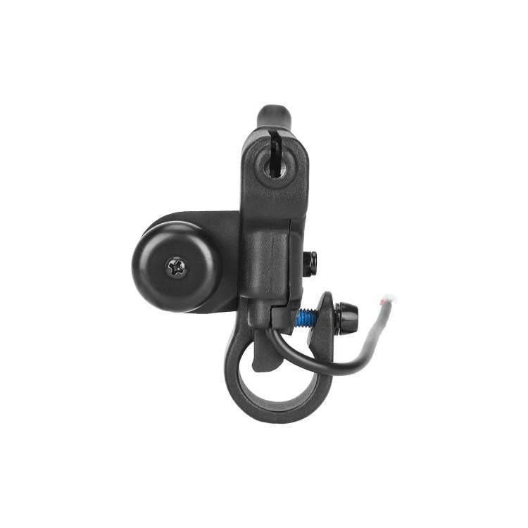 Black bell and brake handle bracket with cable and terminal connector