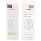 Two clear xDfind watch strap packages with printed watch band illustrations