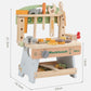 Simulation DIY Children Pretend Play Multifunctional Wooden Tool Bench