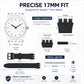 xDfind Convex Mouth Solid Color Silicone Watch Band, For Swatch 17mm