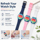 xDfind Convex Mouth Solid Color Silicone Watch Band, For Swatch 17mm
