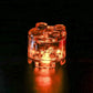 2x2 Round Building Blocks LED Light Accessories DIY Educational Toy