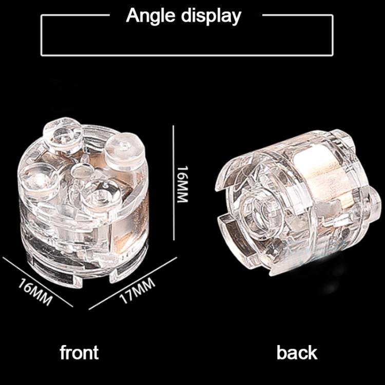 2x2 Round Building Blocks LED Light Accessories DIY Educational Toy
