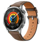 Press Button Leather Watch Band, 22mm