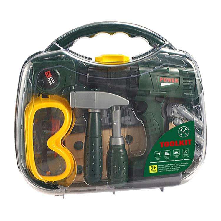 Children Pretend Play DIY Simulation Electric Drill Tool Set