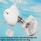 Cloud-shaped water-absorbing balls inside white shower duck unit releasing water
