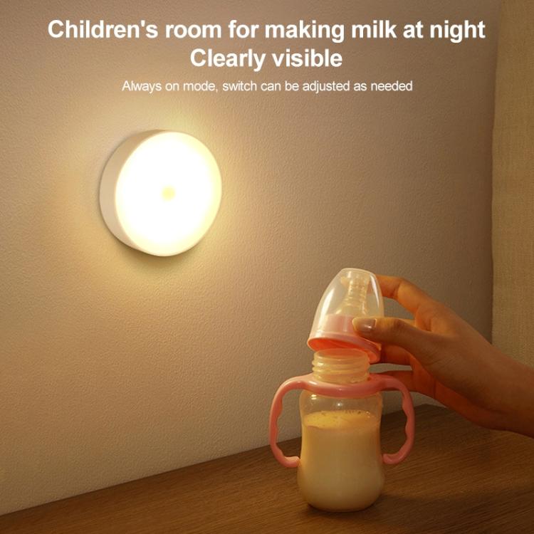 Button Switch Sensorless LED Night Light Bedside Lamp, Sensorless