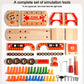 Kids Early Education Multifunctional Solid Wood Disassembly Fire Truck