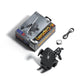Car phone holder kit with black air-vent mount, cradle, and accessories