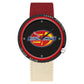 SANDA 3202 Slim Silent 3ATM Waterproof Student Watch with Nylon Strap