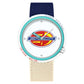 SANDA 3202 Slim Silent 3ATM Waterproof Student Watch with Nylon Strap