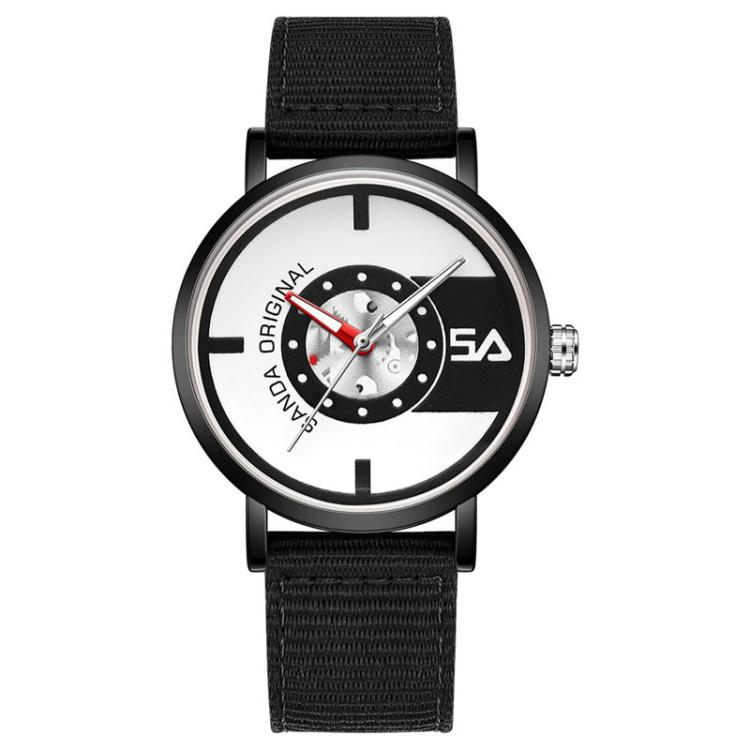 SANDA 3217 Preppy Style 5ATM Waterproof Student Watch with Nylon Strap