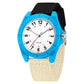 SANDA 6232 Simple 5ATM Waterproof Luminous Watch with Nylon Strap