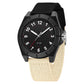 SANDA 6232 Simple 5ATM Waterproof Luminous Watch with Nylon Strap