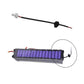 Silicone waterproof plug with taillight wire harness and connector leads