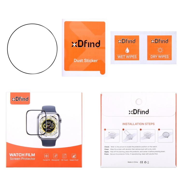 2pcs xDfind Curved 3D Composite Material Soft Film Screen Protector, For Honor Watch 6 Plus