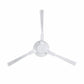 Triangle side brush for robot vacuum, three-bristle white plastic wing brush