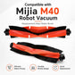 Replacement main roller brush, orange housing with black bristle roller