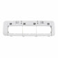 Replacement filter frame with white housing and gray foam pads