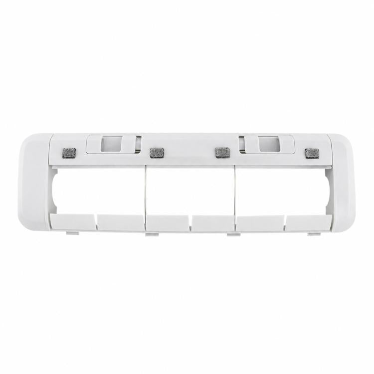 Replacement filter frame with white housing and gray foam pads