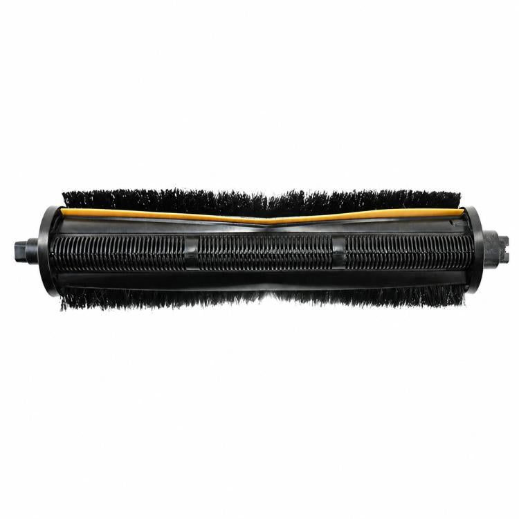 Replacement main roller brush for robot vacuum, black bristles with yellow stripe