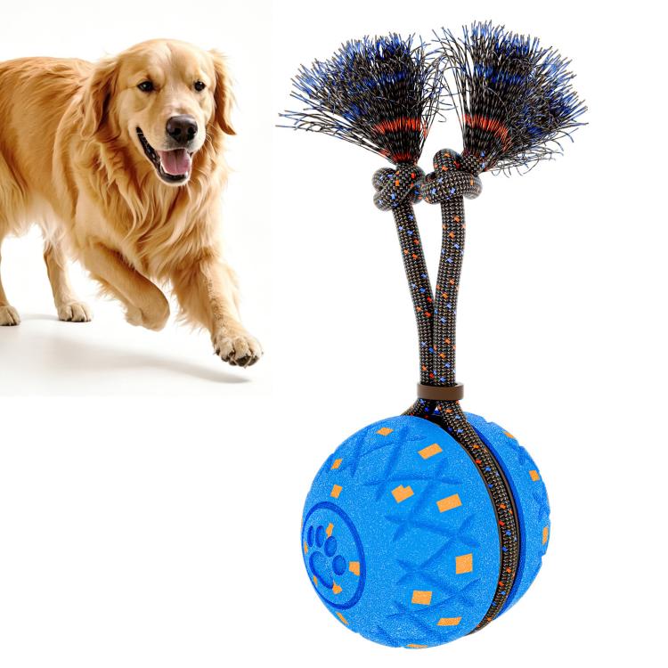O28 Smart Automatic Pet Toy Ball Dog Training with Sound & Rope, O28