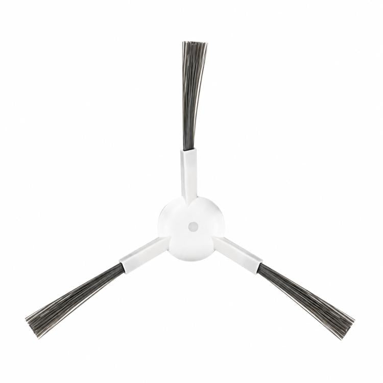 Single side brush assembly with white hub and gray bristles