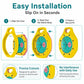 xDfind Full-Coverage Silicone Pocket Watch Case, For Swatch Royal Pop