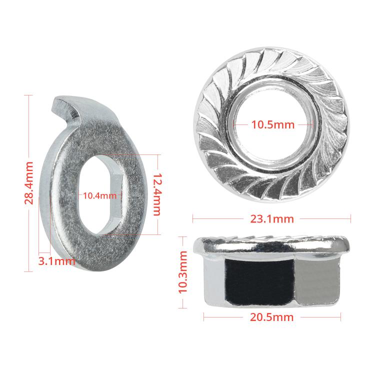 Electric Scooter Front Wheel Motor Screw Washer, For Xiaomi Mijia M365