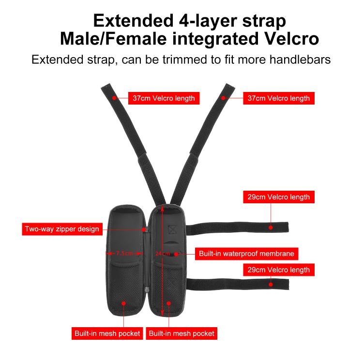 Electric Scooter Waterproof Water Bottle Bag, Water Bottle Bag
