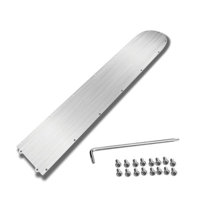 Stainless steel electric scooter base plate with screw set and hex wrench